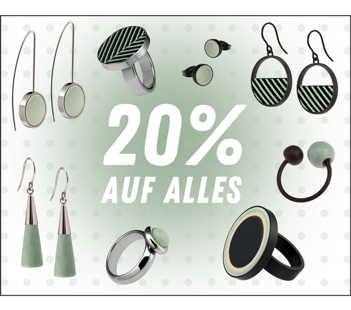 Aktion 20% auf alles, hk schmuck