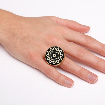 Preview: Fingerring Grafik 373-902-Variante-B